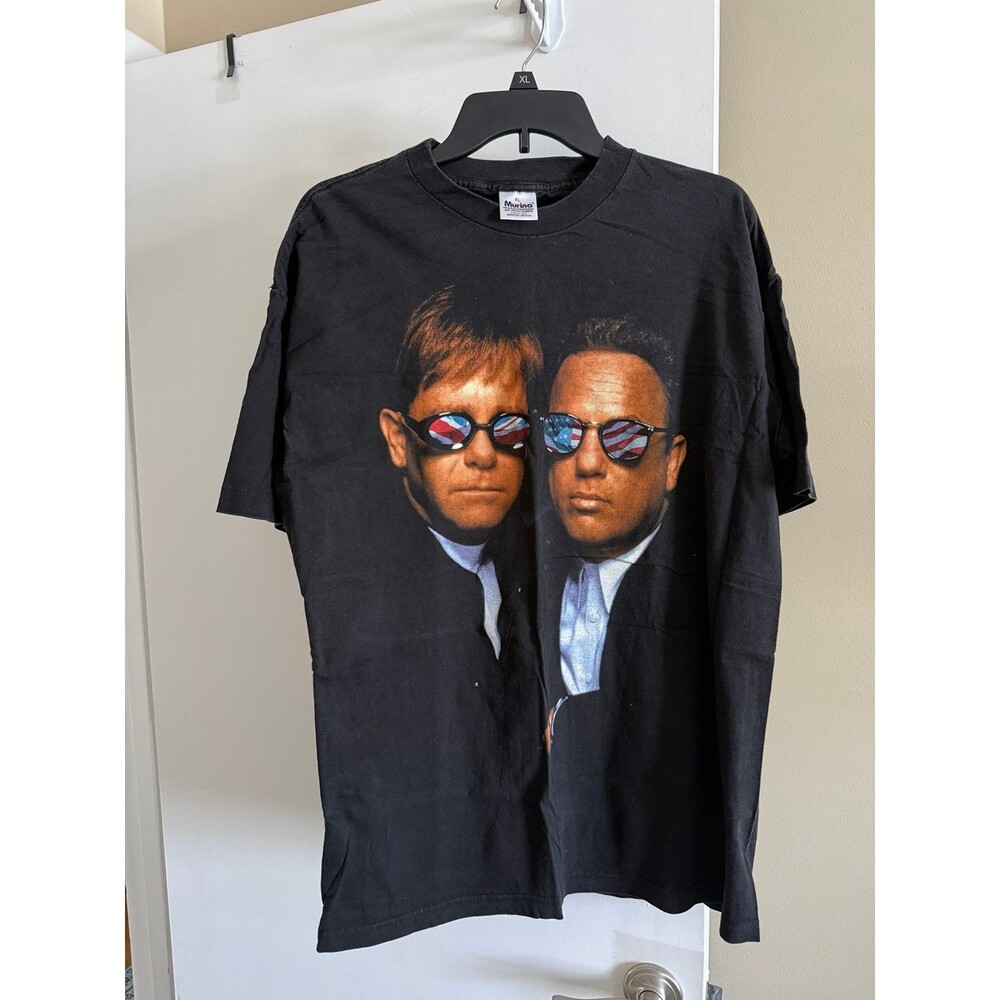 Vintage Elton John Billy Joel Summer of '94 Concert Tshirt Tour Merch Size XL